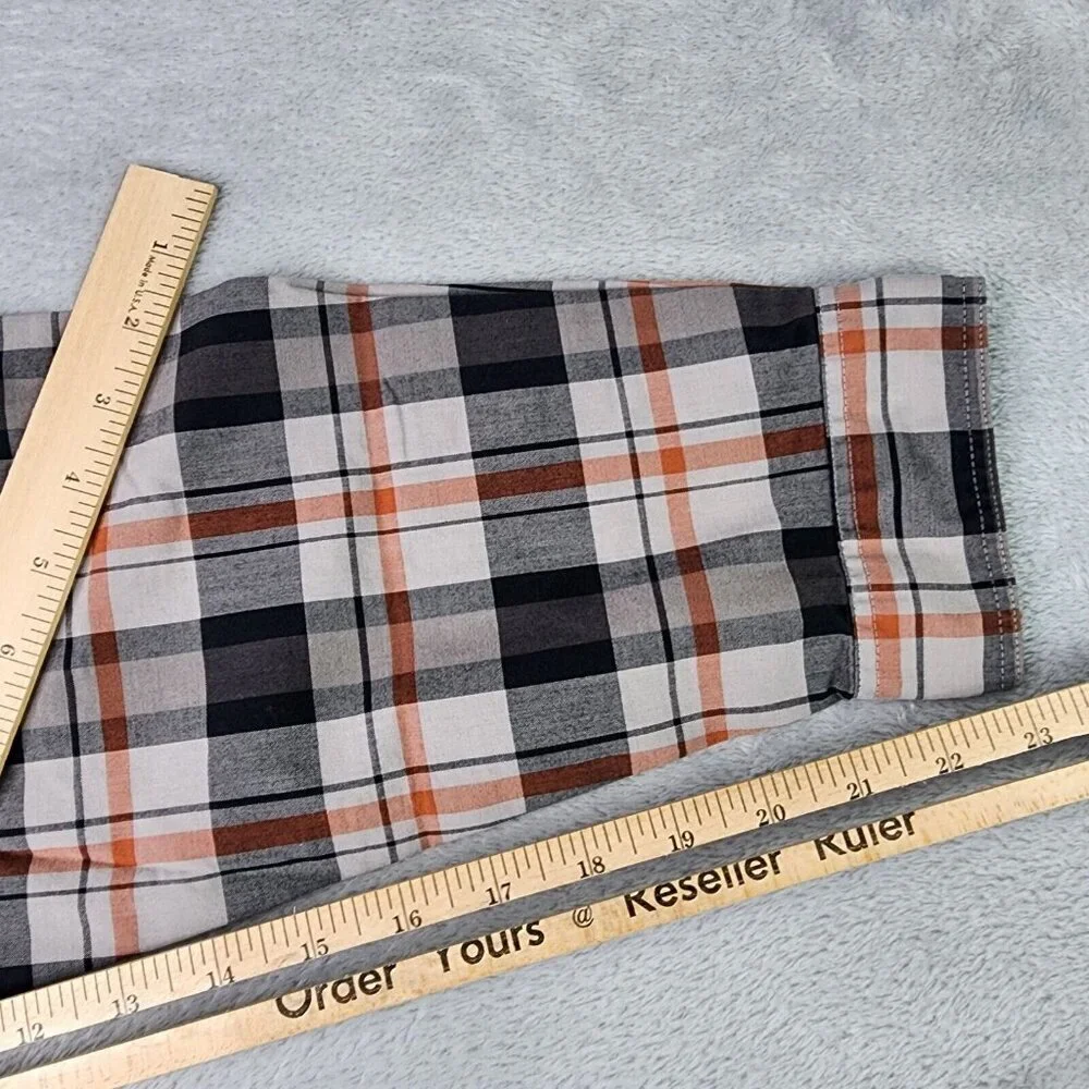 Patagonia Shirt Men Medium Plaid Organic Cotton Long Sleeve Casual Preppy Office